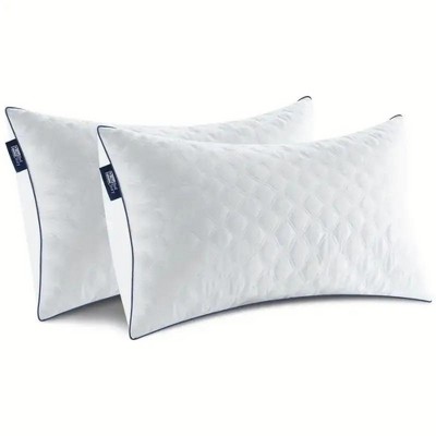 Dsvimoy Support Pillow Luxury Neck Support Pillow Set for Comfort and Ergonomic Sleep, White, 11.4"*6.9"*15.4"