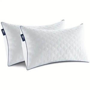 Dsvimoy Support Pillow Luxury Neck Support Pillow Set for Comfort and Ergonomic Sleep, White, 11.4"*6.9"*15.4" - 1 of 4