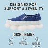 CUSHIONAIRE Fulton Womens Slip On Sneakers, Lightweight Comfortable Casual Sneakers for Women with Memory Foam - 3 of 4