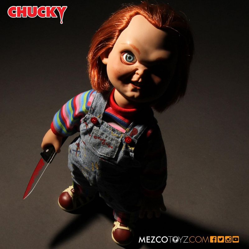 Mezco Toyz Child's Play 15" Good Guy Chucky Talking Action Figure, 4 of 10