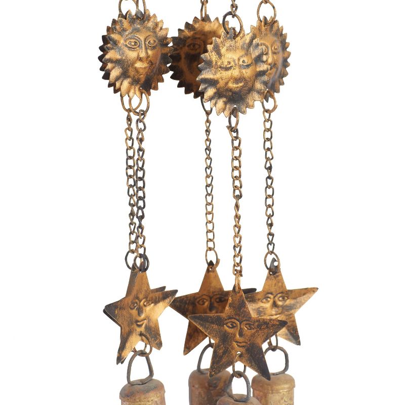 Eclectic Sun and Stars Windchime Brass - Olivia &#38; May, 5 of 7