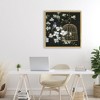 Stupell Industries Evening Song Birdcage over Black Floating Frame Canvas Art, Gold, 25" x 25" - 3 of 4