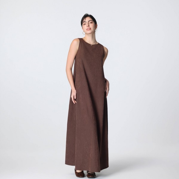 Vestido maxi tipo swing sin mangas - A New Day™ Marrón 3