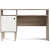 Tvilum Rome 1 Door 2 Shelf Desk in Jackson Hickory and White Matte - 2 of 4