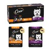 Cesar Rotiserrie Chicken, Steak and Gravy Flavor Variety Pack Pouch Small Breed Wet Dog Food - 35.2oz/20ct - 4 of 4