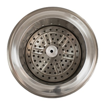 Compact Stainless Steel Smokeless Tabletop Fire Pit with Triple Burn Design
