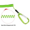 Unique Bargains Fishing Retractable Flexible Tools Lanyard Safety Cord Spiral Lanyard 2 Pcs - 4 of 4