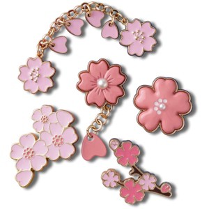 Crocs Jibbitz Blooming Cherry Blossom Shoe Charms 5pk - 1 of 4
