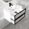 30 in. W x 18 in. D x 20 in. H Bathroom Vanity Base in White without Sink - 3 of 4