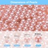 Unique Bargains No Hole ABS Round Faux Pearl for Vase Fillers DIY Home Decoration 500 Pcs - 2 of 4