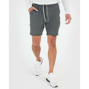 Men's Charcoal Heather Gray Active Comfort Shorts - True Classic - 1 of 4