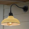 JONATHAN Y Aurora Farmhouse Industrial Indoor/Outdoor Iron LED Gooseneck Arm Outdoor Sconce - 2 of 4