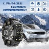 Docred Upgraded Snow Chains 8/10 Pack, Tire Chains for Cars/SUVs/Pickup Trucks, Emergency Anti Slip Tire Traction Chains for Tire Width - 2 of 4