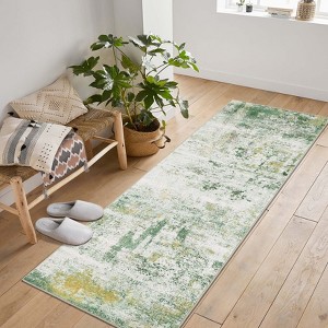 Area Rugs Washable Large Modern Abstract Living Room Rug Soft Anti-Skid Indoor Non-Shedding Carpets for Bedroom Dining Farmhouse Nursery Office - 1 of 4