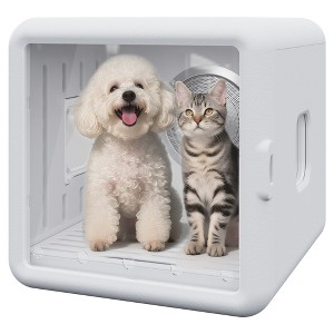 Heynemo Pet Dryer Box for Cats & Dogs ¨C 65L Quiet Hair Drying Machine with Adjustable Temp, Blow Air Function C Portable Dog Dryer for Home Bathing - 1 of 4