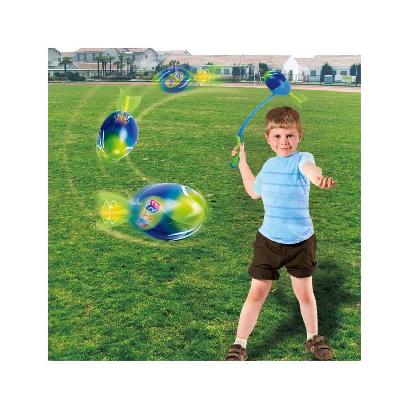 Foam Missile Football Launcher Set of 8 Flying Toys - Includes 2 Launchers, 3 Soft Rocket Missile Balls & Soft Balls - Play22usa, 2 of 8