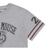 Disney Ladies Mickey Mouse Fashion Shirt Mickey Mouse Varsity Sleeve Tee - Mickey Mouse T-Shirt - 4 of 4