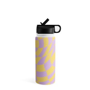 MariaMariaCreative Play Checkers Lavender Water Bottle - Society6 - 1 of 4