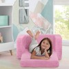 Delta Children Kids' Cozee Flip-Out Faux Shearling 2-in-1 Convertible Chair - 3 of 4
