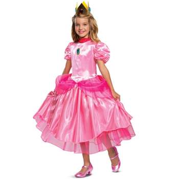 Super Mario 2020 Princess Peach Deluxe Child Costume, Small (4-6x)