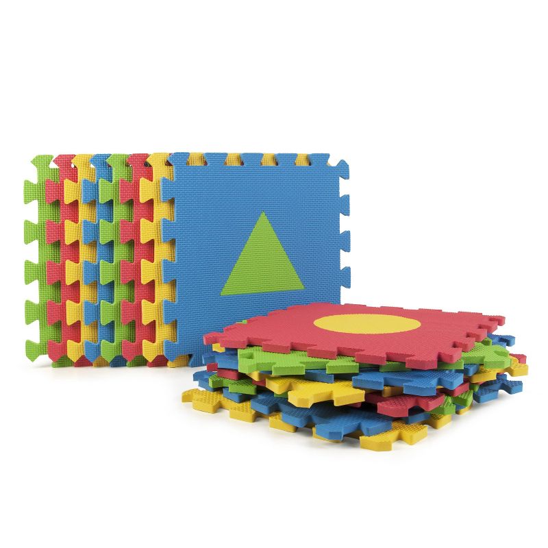 Tadpoles 16pc Playmat Set-First Shapes - Primary, 2 of 5