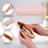 Sorbus Travel Cosmetic Makeup Brush Holder - Portable & Waterproof Silicone Organizer - 3 of 4