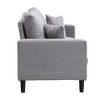 Kumasinova 57" High 2-Seater Sofa, Resilience Loveseat with Wooden Frame, Upholstered Sponge Cushions, 2 Pillows, Perfect Couches for Living Room - 3 of 4