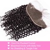 Jessie's Wig 10-14Inch Lace Frontal Deep Wave 13x4 Lace Natural Black 1 Pc/Pack - 2 of 4