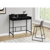 Monarch Specialties Computer Desk Home Office Standing Storage Shelves 48InchL Work Laptop Metal Laminate Grey Black Contemporary Modern - 3 of 4