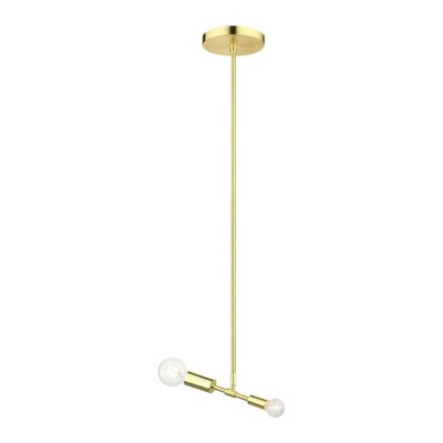 Livex Lighting Blairwood 1 - Light Pendant in  Satin Brass