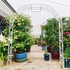 Hrinhom 98.5"H Metal Outdoor Garden Horticultural Arbors Arch Frame - 2 of 4
