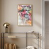 Art Remedy Doll Memories - Secret Green Floral Colorful Pastel Abstracts Framed - 2 of 4