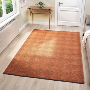 Luxe Weavers Geometric Non-Slip Washable Indoor Area Rug - 1 of 4