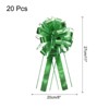 Unique Bargains Metallic Gift Wrapping Large Pull Bow for Wedding Baskets Presents 20 Pcs - 2 of 4