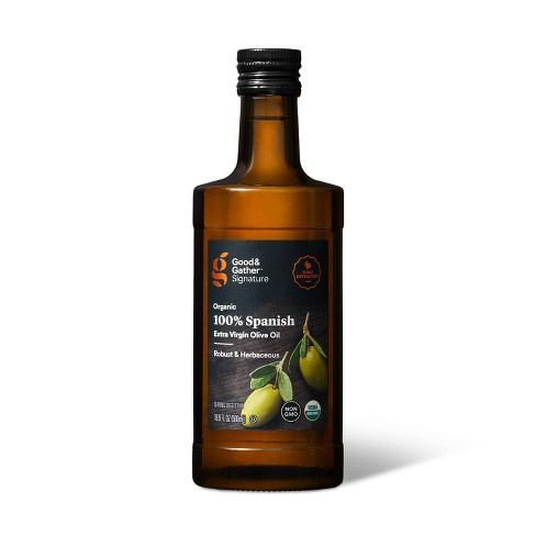 100% Organic Spanish Extra Virgin Olive Oil - 16.9fl oz - Good & Gather™ - image 1 of 2