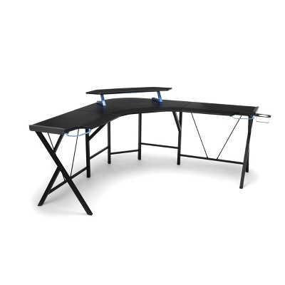 2000 Gaming L Shaped Computer Desk Blue - RESPAWN