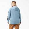 Dickies Women's Plus Water Repellent Sleeve Logo Hoodie - 2 of 3