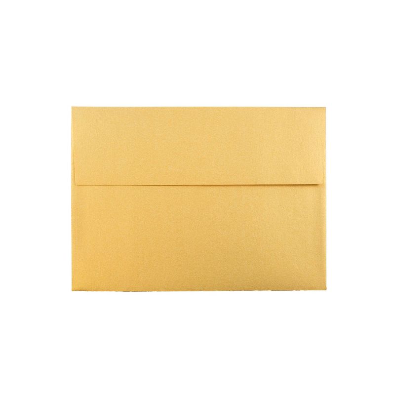 JAM PAPER A7 Invitation Envelope 5 1/4 x 7 1/4 Metallic Fashion Assortment 125/pack (41346H) , 1 of 3