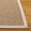 Natural Fiber Twill Plain Seagrass NF111 Indoor Rugs - Safavieh - 3 of 4