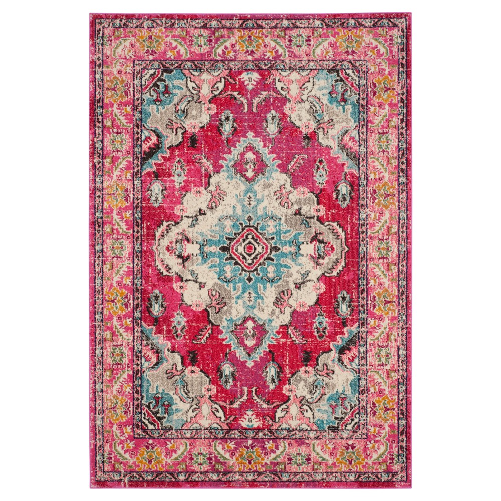 5'1inX7'7in Monaco Rug Pink - Safavieh