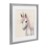 Stupell Industries Fairy Unicorn Soft Petals Framed Print Under Glass Art - 2 of 4