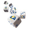 MasterPieces Officially Licensed NFL Los Angeles Rams - 6 Piece D6 Gaming Dice Set Ages 6 and Up - 3 of 4