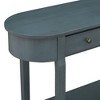 Kumasinova 40" Vintage Console Table with Drawers,Entryway Table with Storage Shelf,Hallway Table with Glaze Process&Curved Design for Entrance - 3 of 4