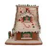 Kurt Adler 10.5 Inch Battery-Operated Light Up Santa's Workshop Gingerbread House - 4 of 4