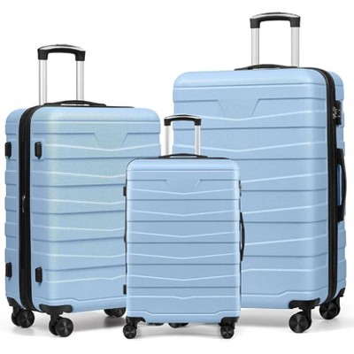 Luupatchy 20 inches Carry On Luggage with Expandable Spinner and TSA Lock Business for Men Women