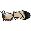 Allegra K Women's Back to College Strappy Straps Lace Up Chunky Heel Sandals - 4 of 4