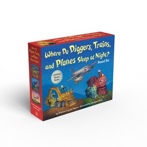 Where Do Diggers, Trains, and Planes Sleep at Night? Board Book Boxed Set - (Where Do...Series) by  Brianna Caplan Sayres (Mixed Media Product) - 1 of 1