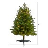 3ft. Fir Artificial Christmas Tree with 50 Clear Lights – Perfect Small X-Mas Tree for Tabletops & Corners - 2 of 4
