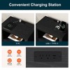 Heynemo Nightstand with Charging Station: Bedside Table with Spacious Drawer, 2 Outlets USB Type-C, Drawer Storage Cabinet for Bedroom Dorm - 4 of 4