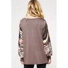 Women's Striped & Leopard Keyhole Top - PROMESA - 4 of 4